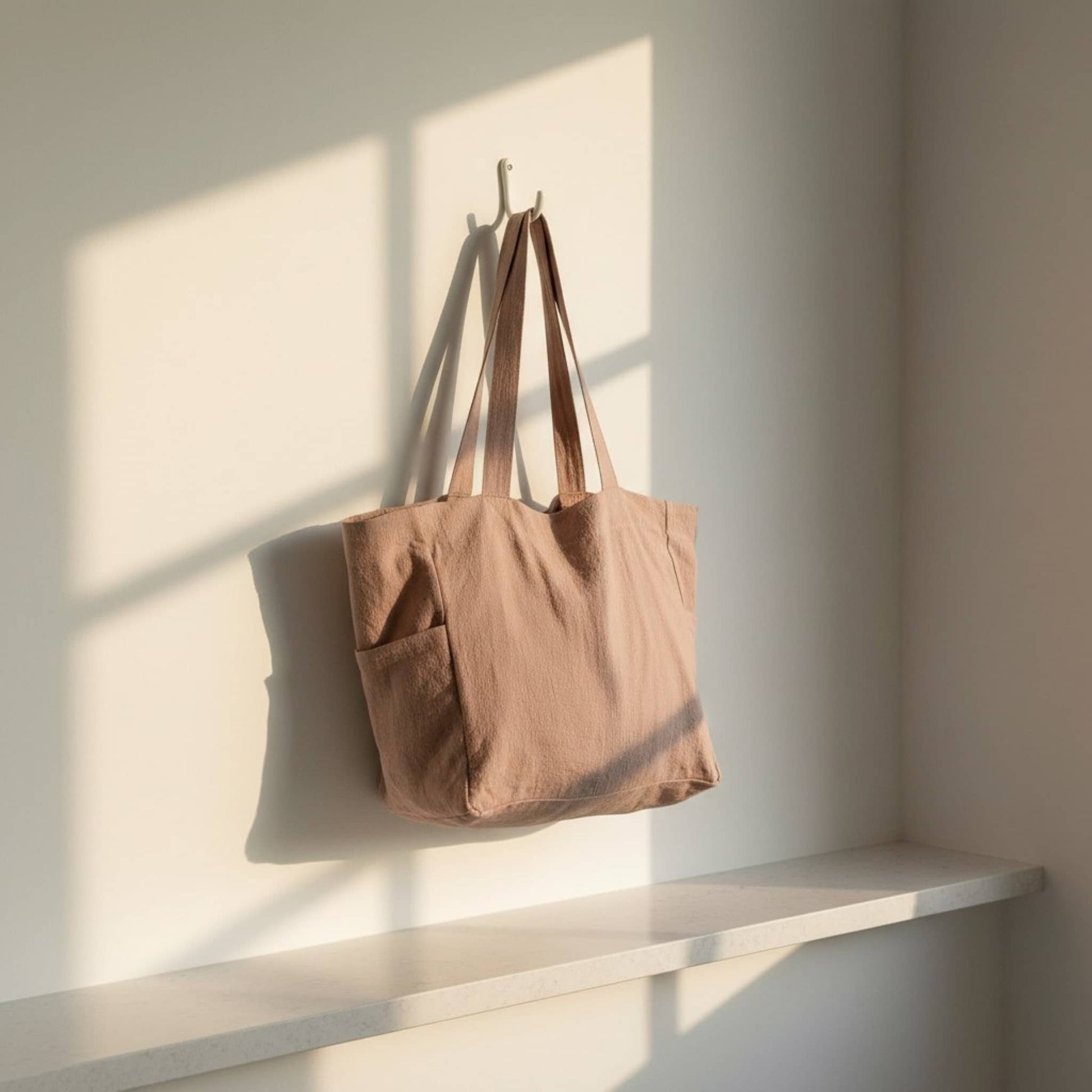 Linen Tote Bag, Linen Beach Bag