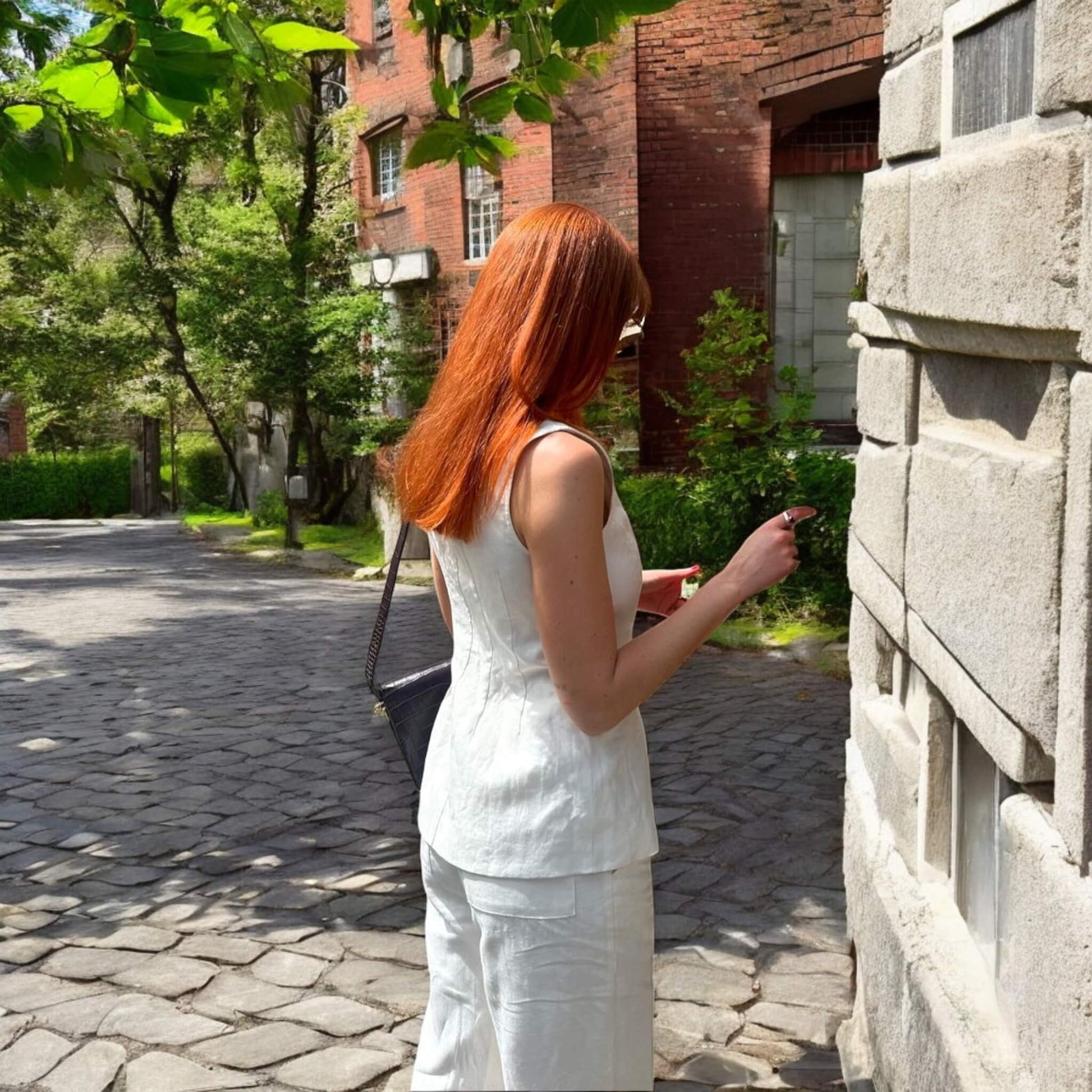 Linen Wide Leg Trousers, Linen High Waisted Pants