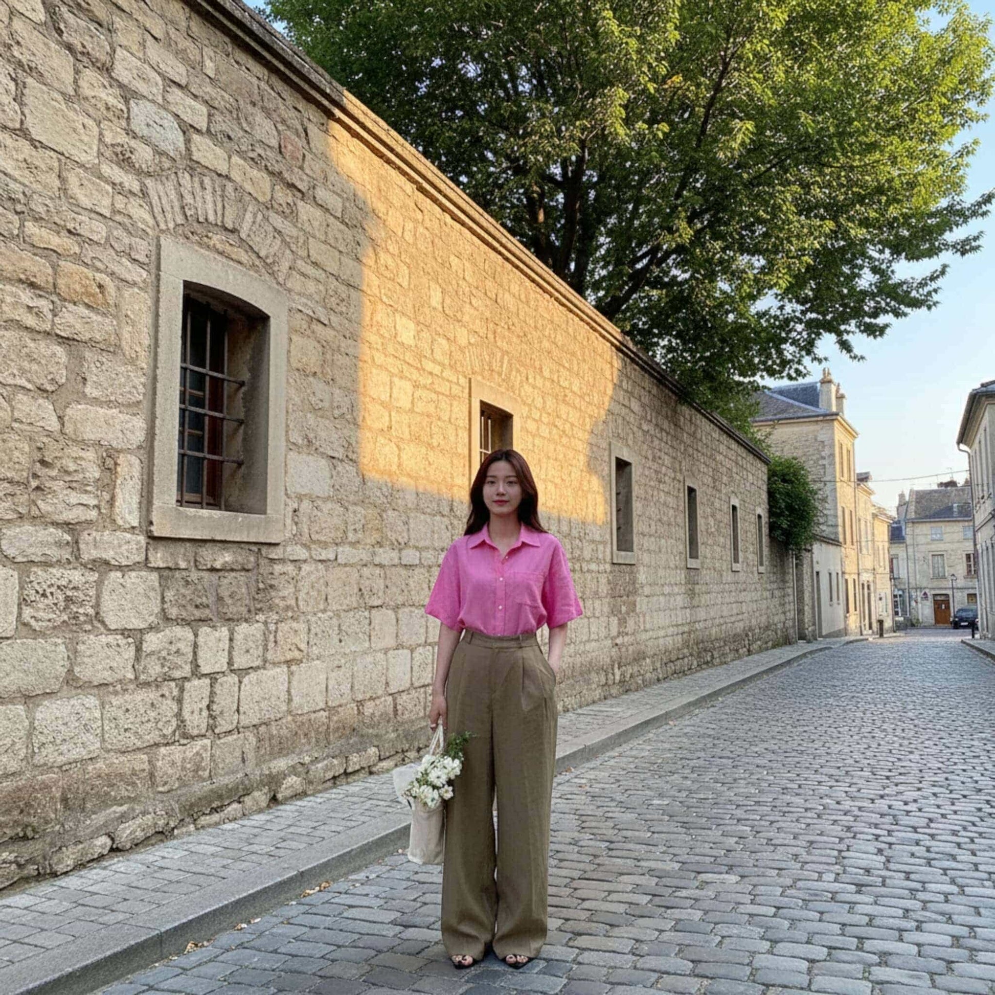 Linen Womens Pants, High Waisted Wide Leg Pants