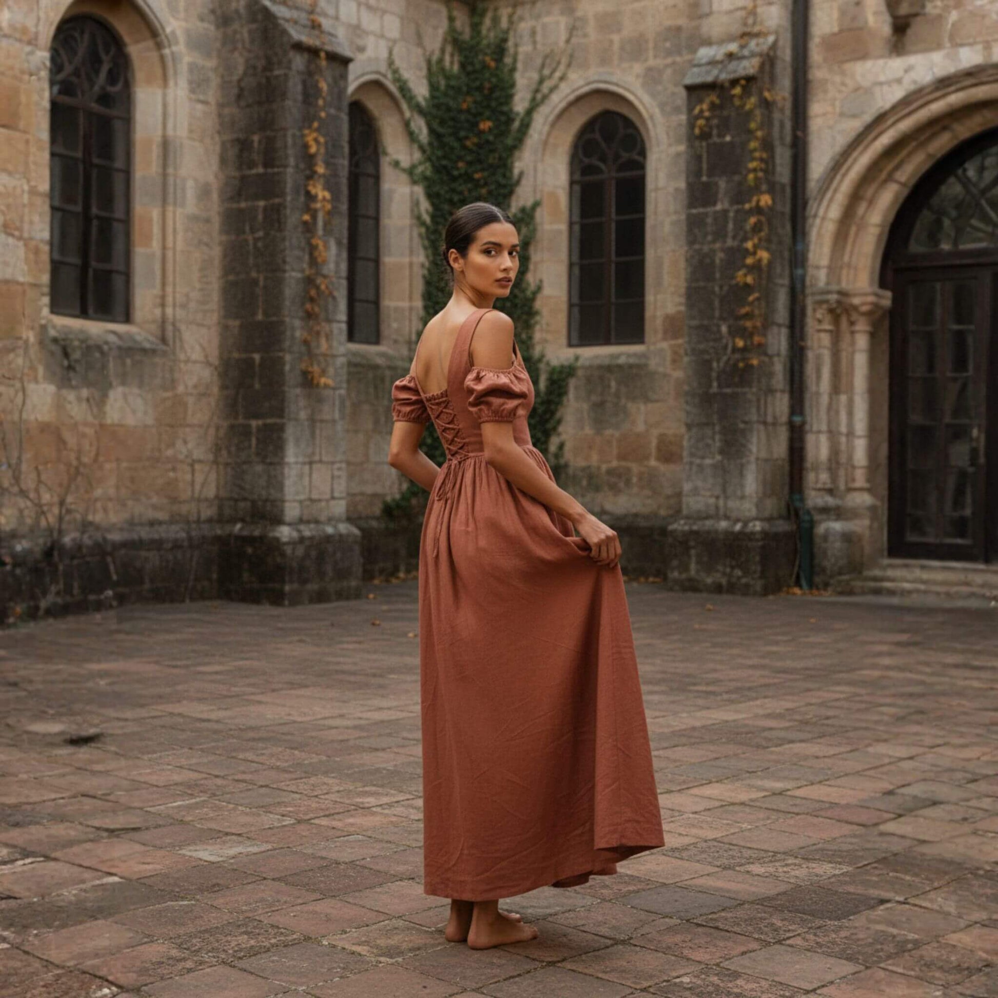 Off Shoulder Maxi Dress, Corset Maxi Dress