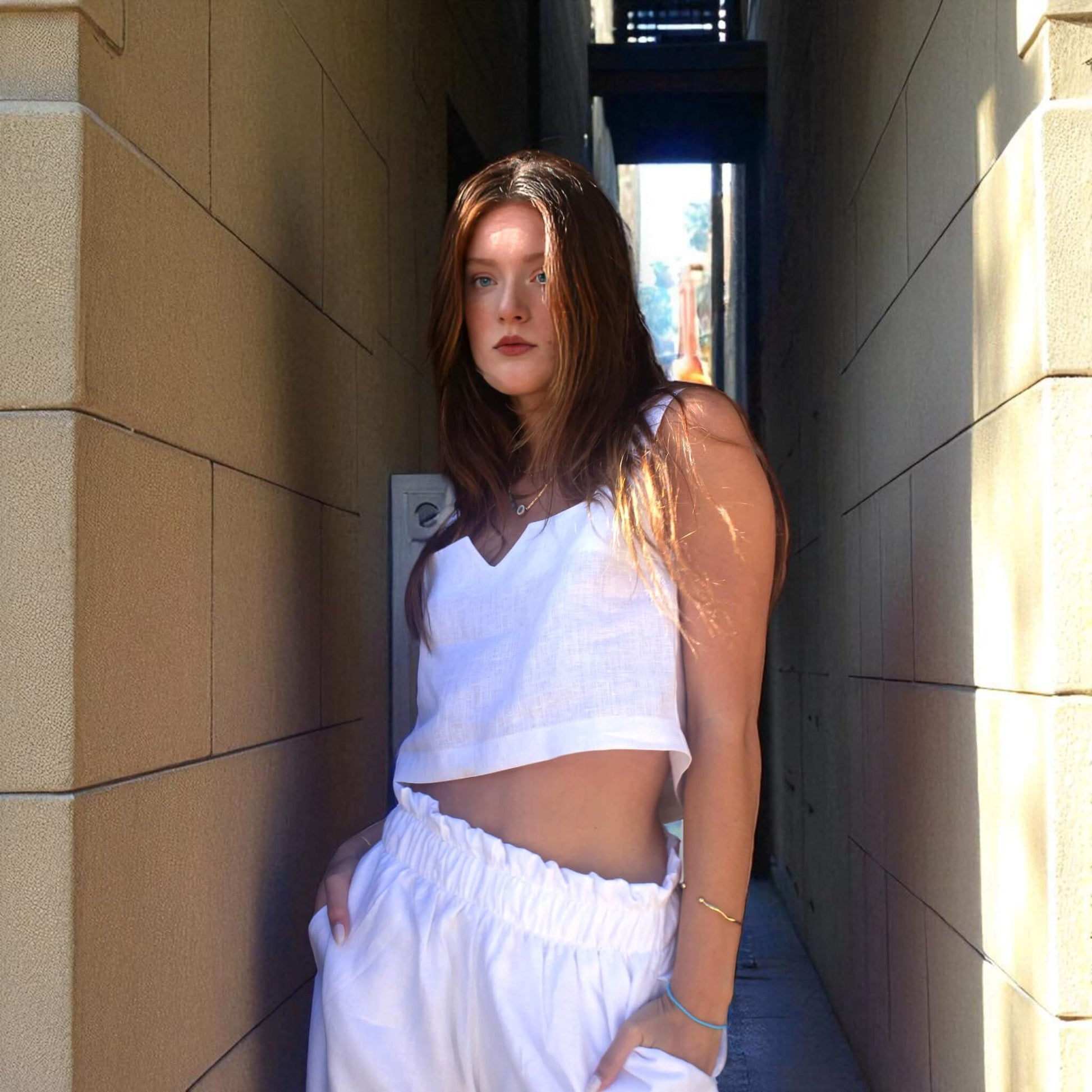 Paperbag Linen Shorts, Resort Paperbag Shorts