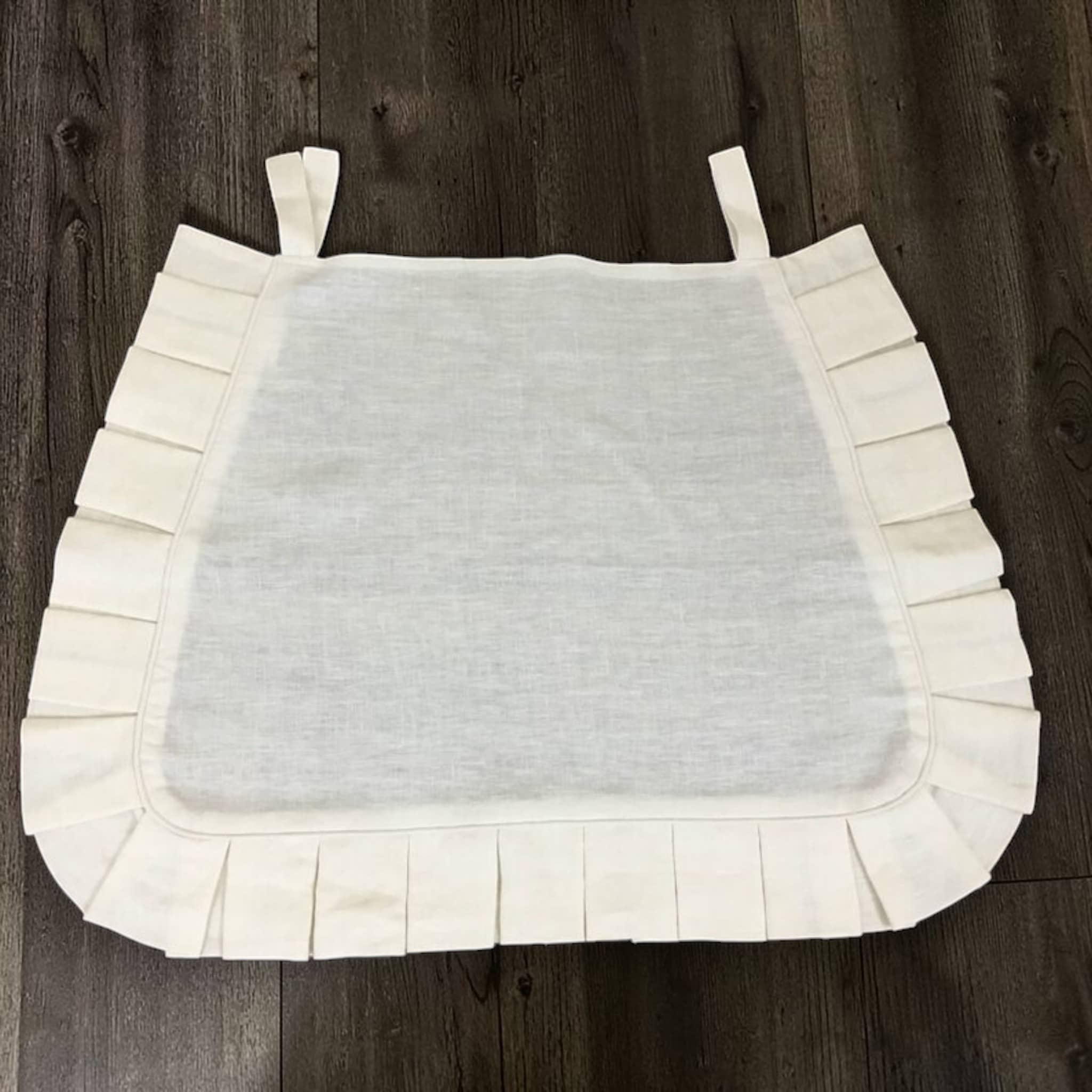 Pleated Chair Covers, Linen Chair Slipcover