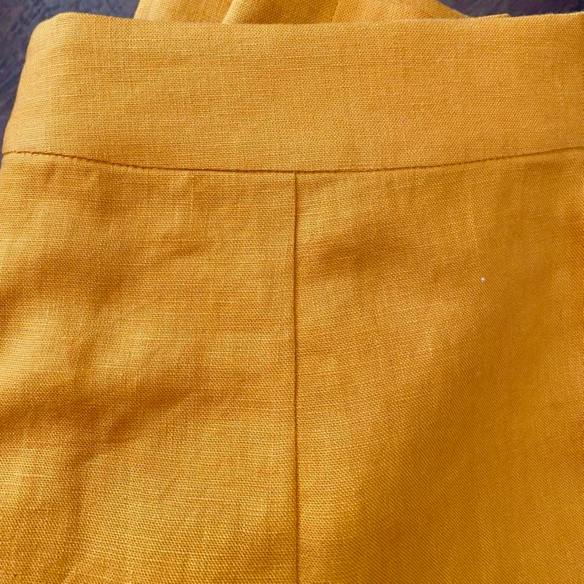 Pleated Linen Trousers, Linen Wide Leg Pants