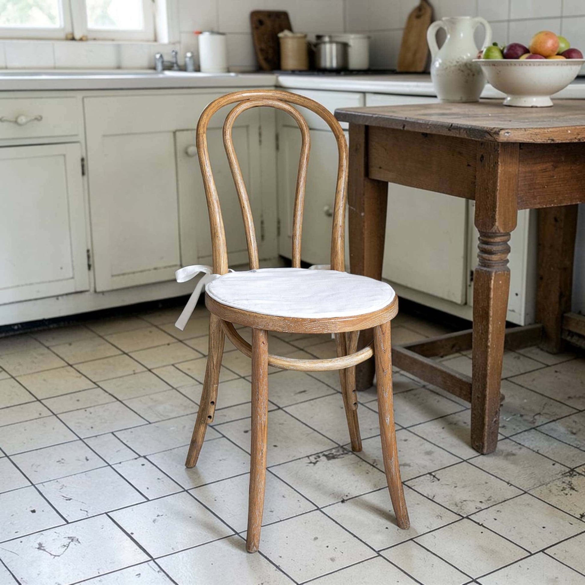 Round Linen Chair Covers, Linen Chair Slipcover