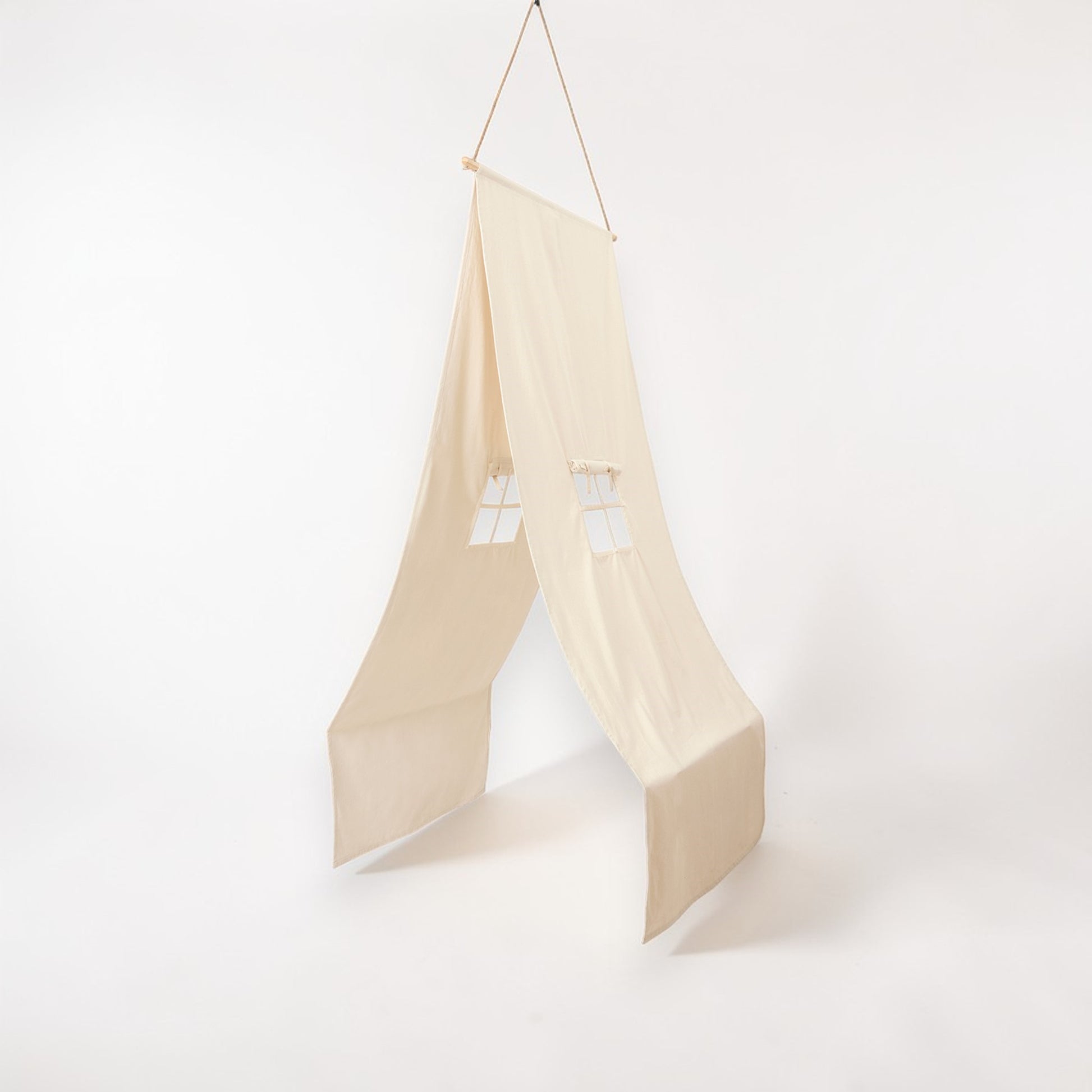 Settle Bed Canopy, Hanging Linen Canopy