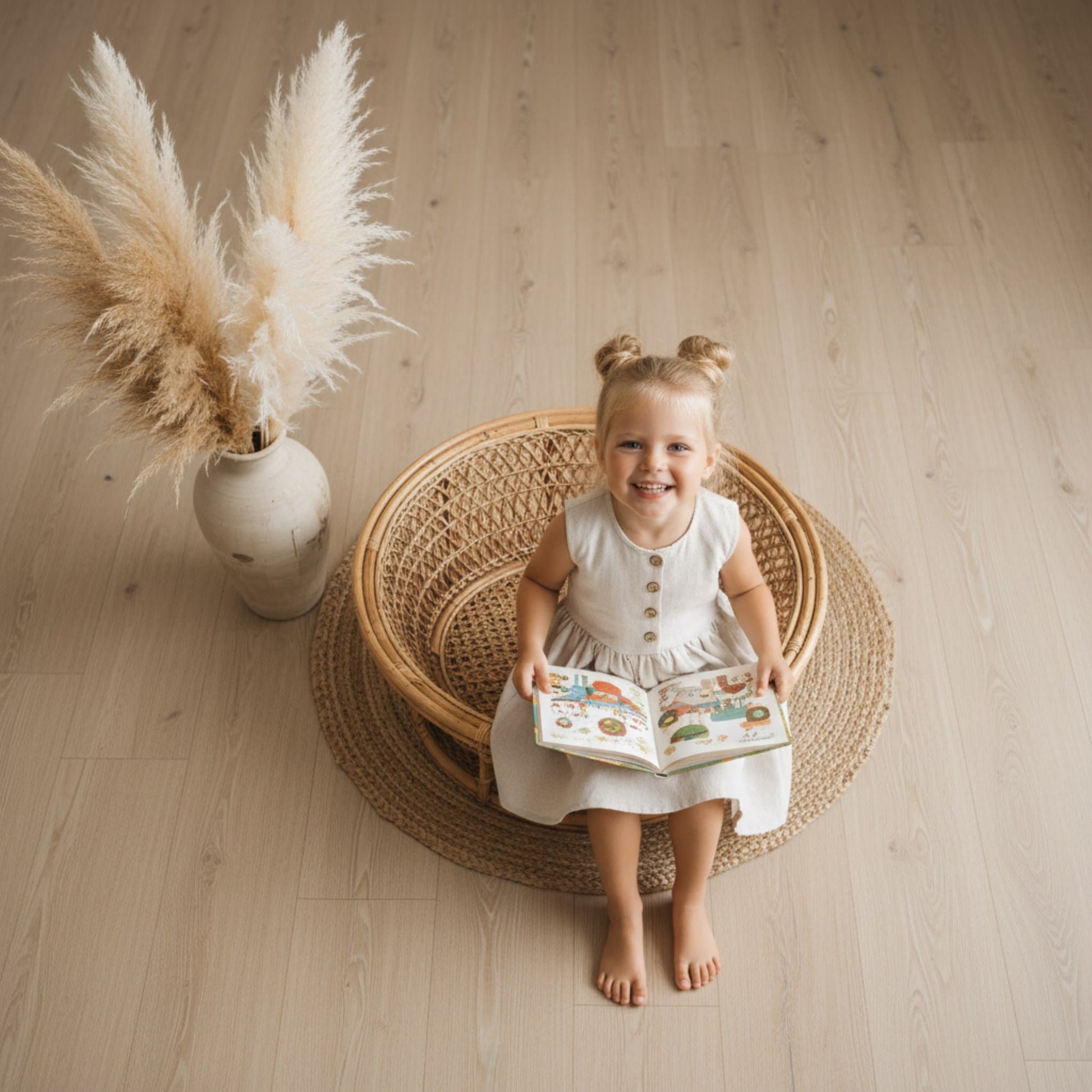 Sleeveless Girls Linen Dress, Linen Dress For Kids