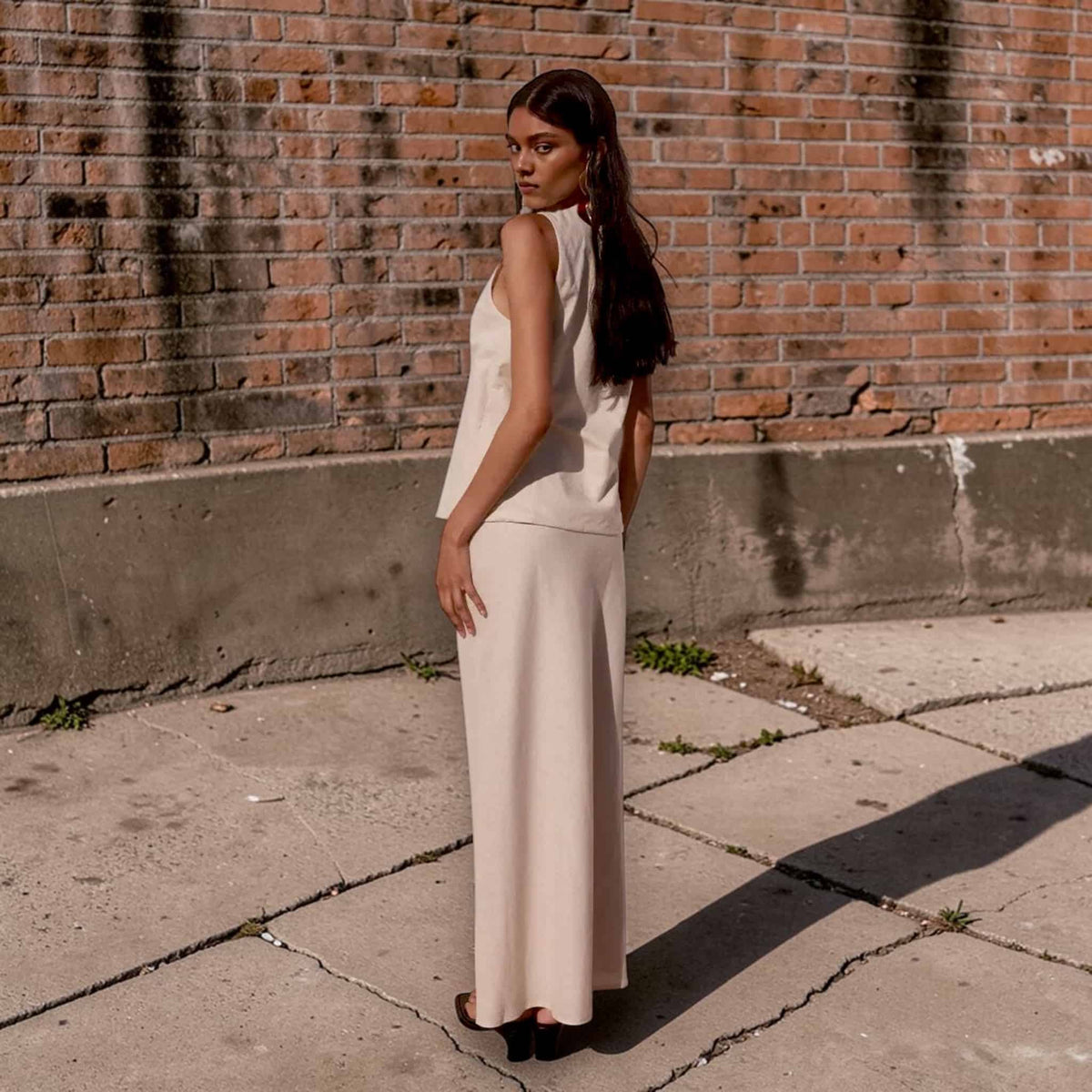 Sleeveless Wrap Top, Sleeveless Linen Vest Top