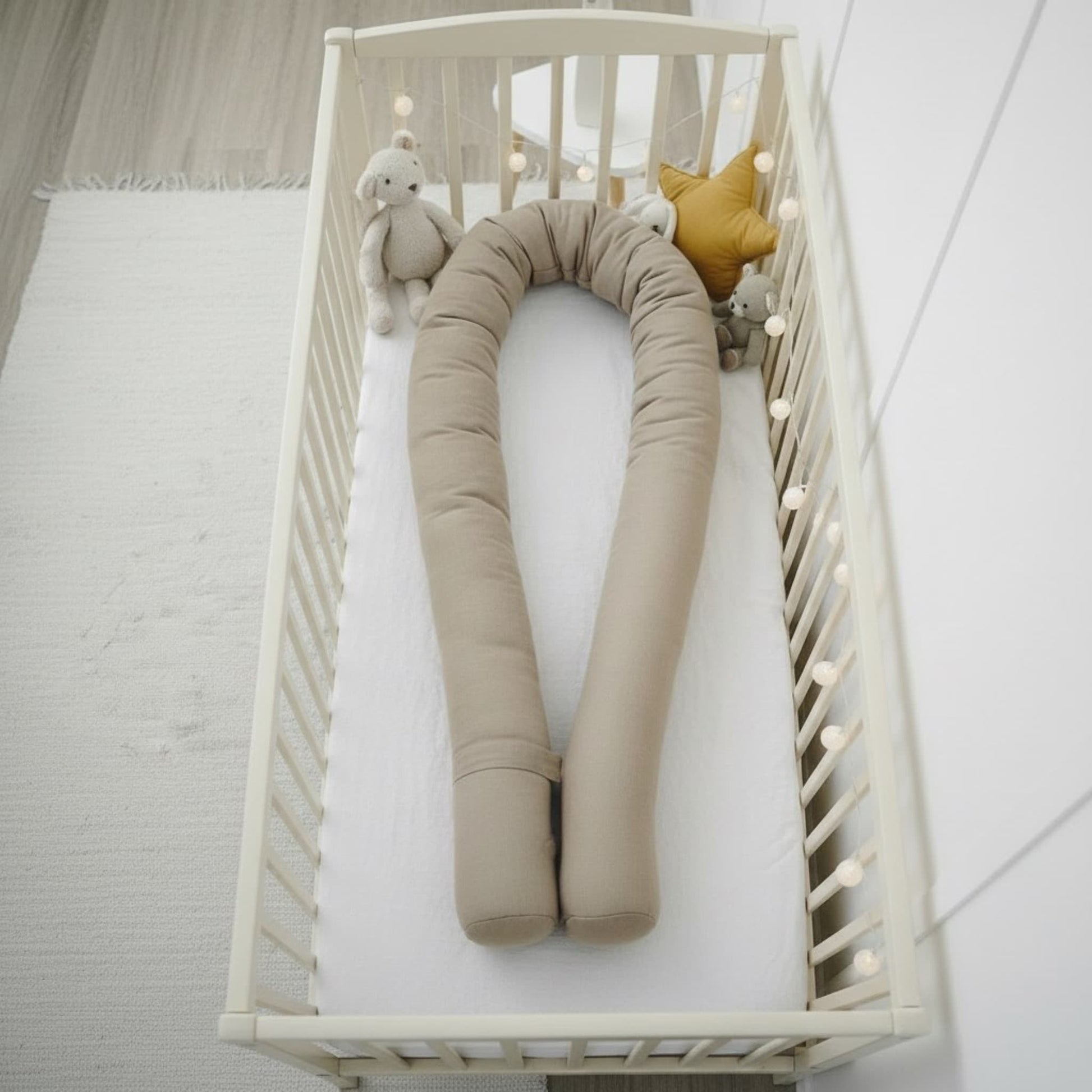 Snake Baby Crib Bumpers, Linen Crib Bumper