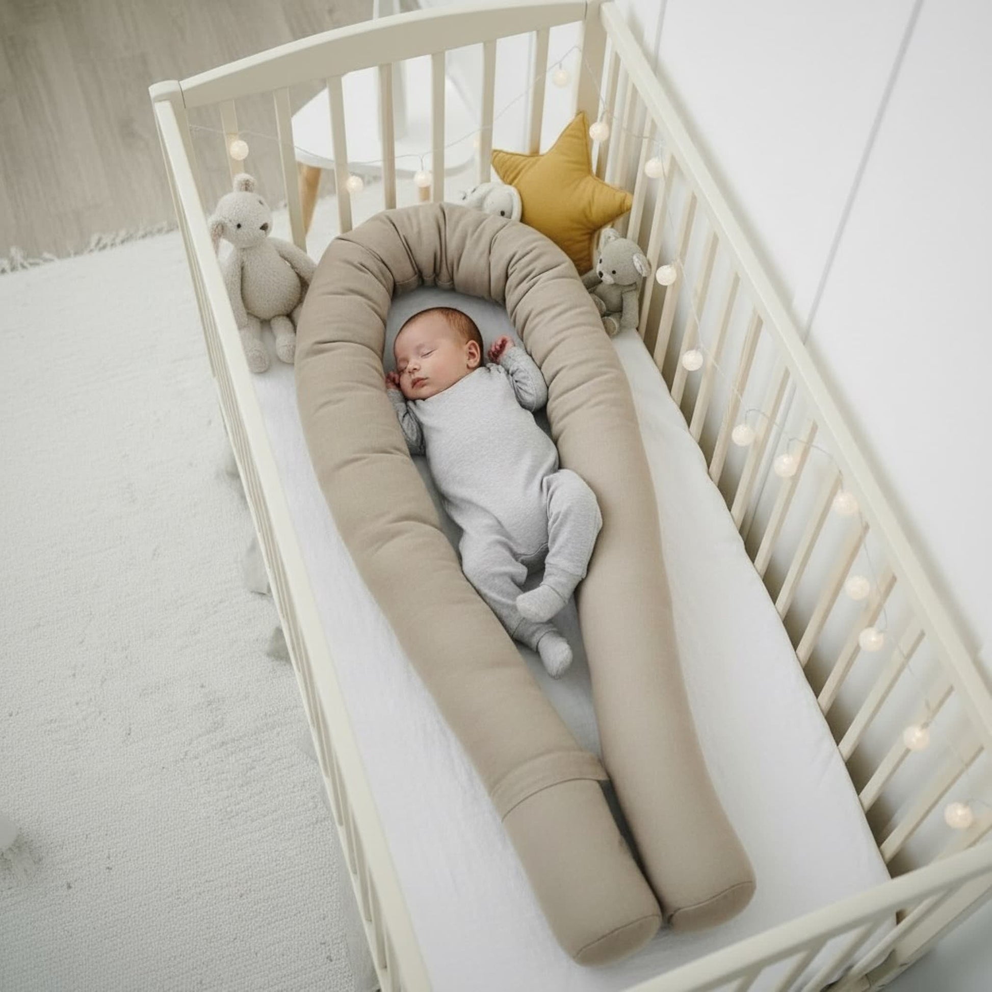 Snake Baby Crib Bumpers, Linen Crib Bumper