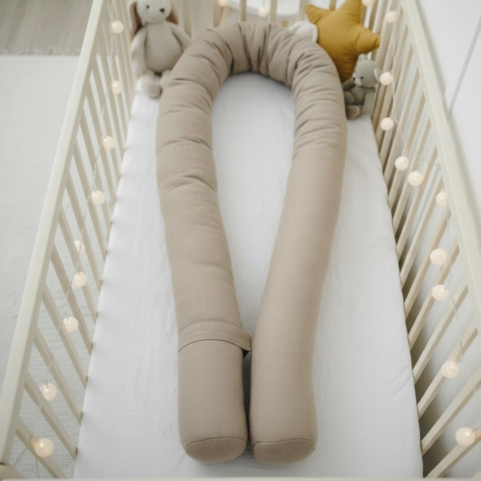 Snake Baby Crib Bumpers, Linen Crib Bumper