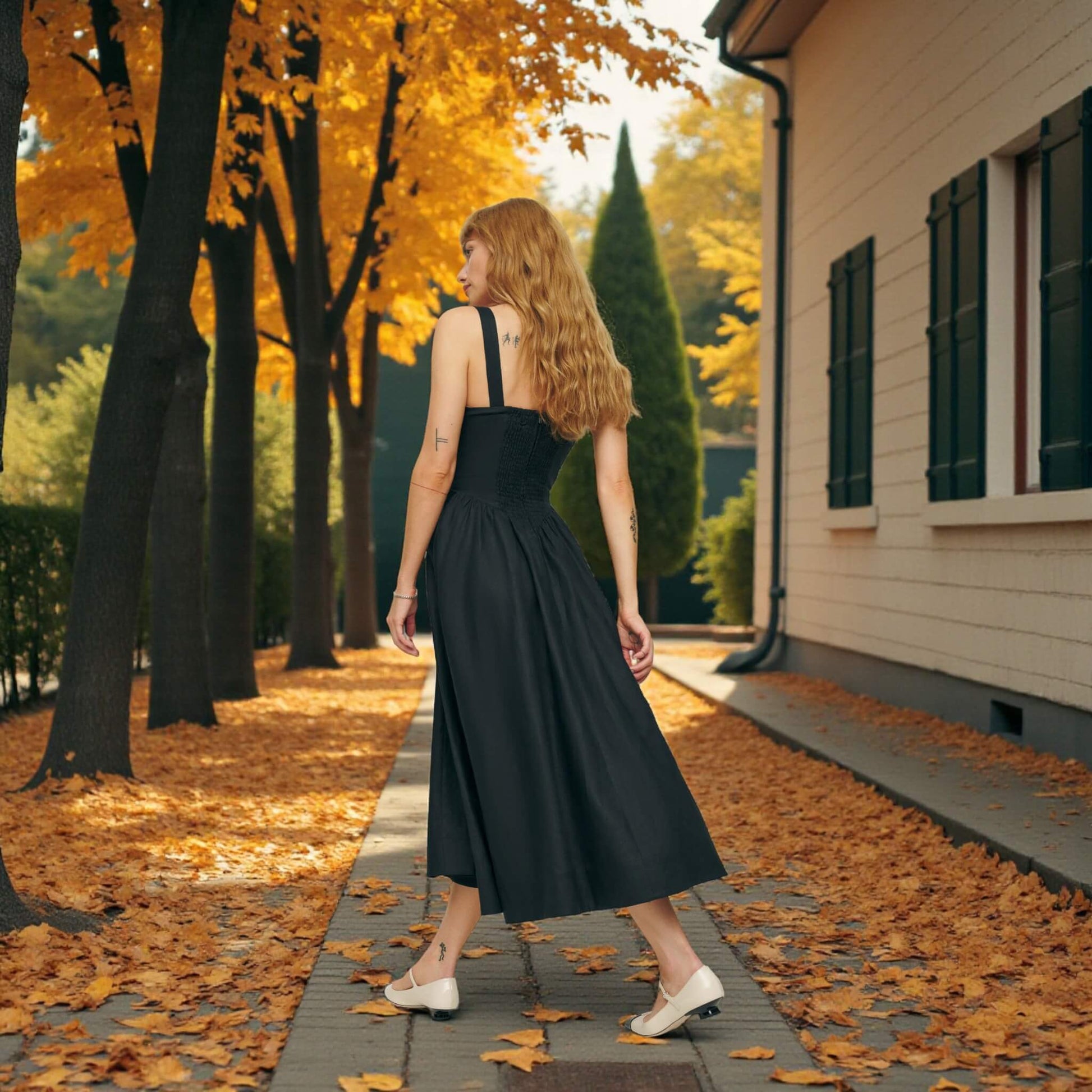 Summer Linen Dress, Sleeveless Midi Dress