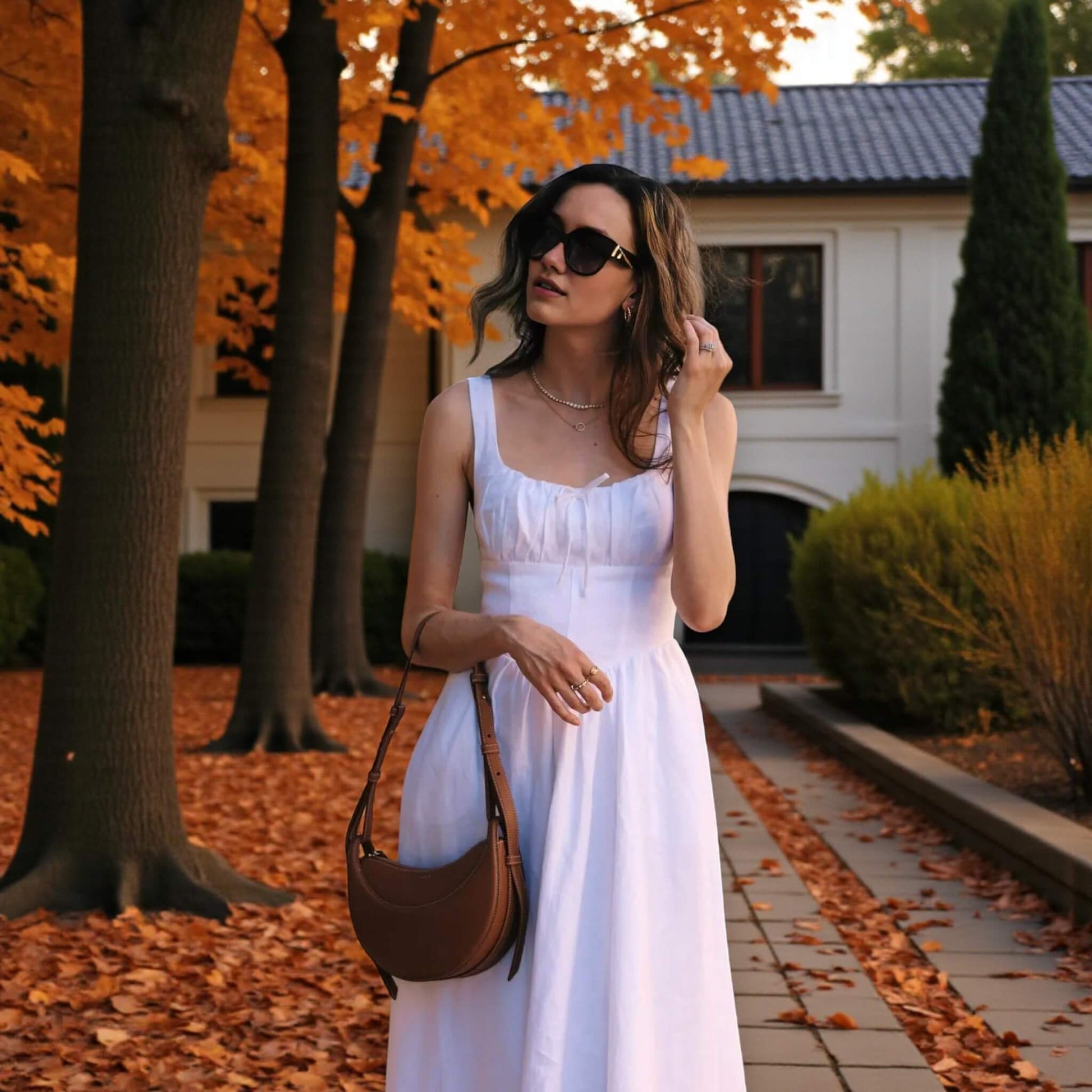 Summer Linen Dress, Sleeveless Midi Dress