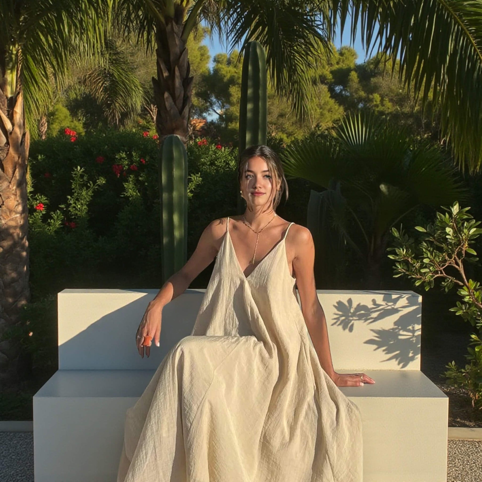 Summer Maxi Dress, Linen Maxi Dress