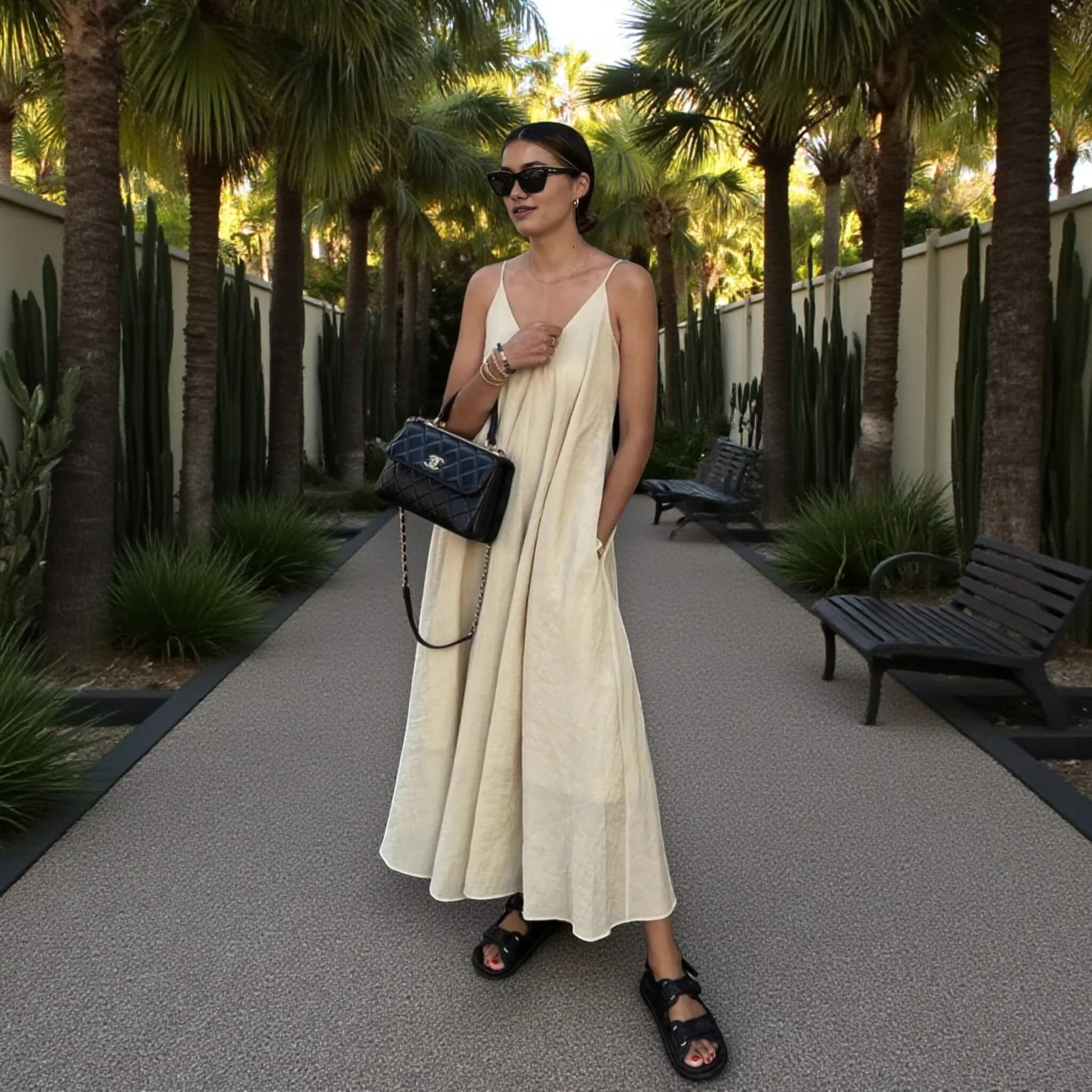 Summer Maxi Dress, Linen Maxi Dress