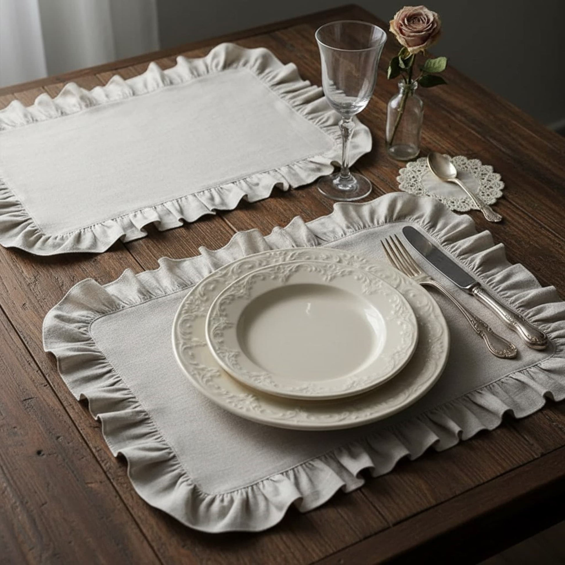 Vintage Linen Napkins, Custom Linen Napkins