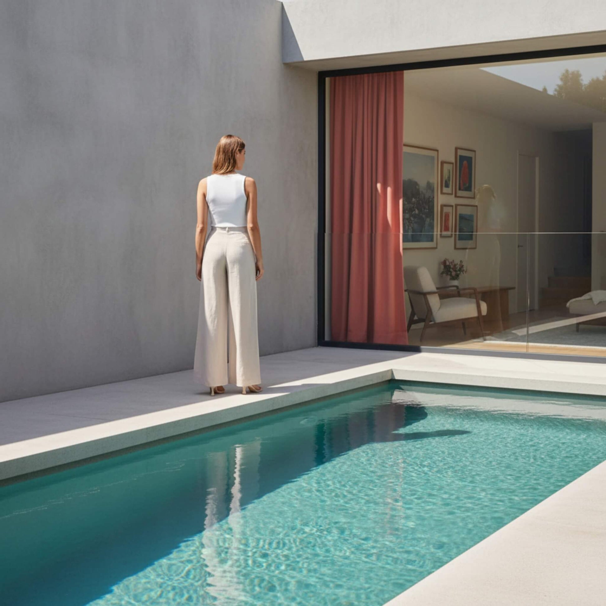 Wide Leg Linen Pants, Linen Pants Women