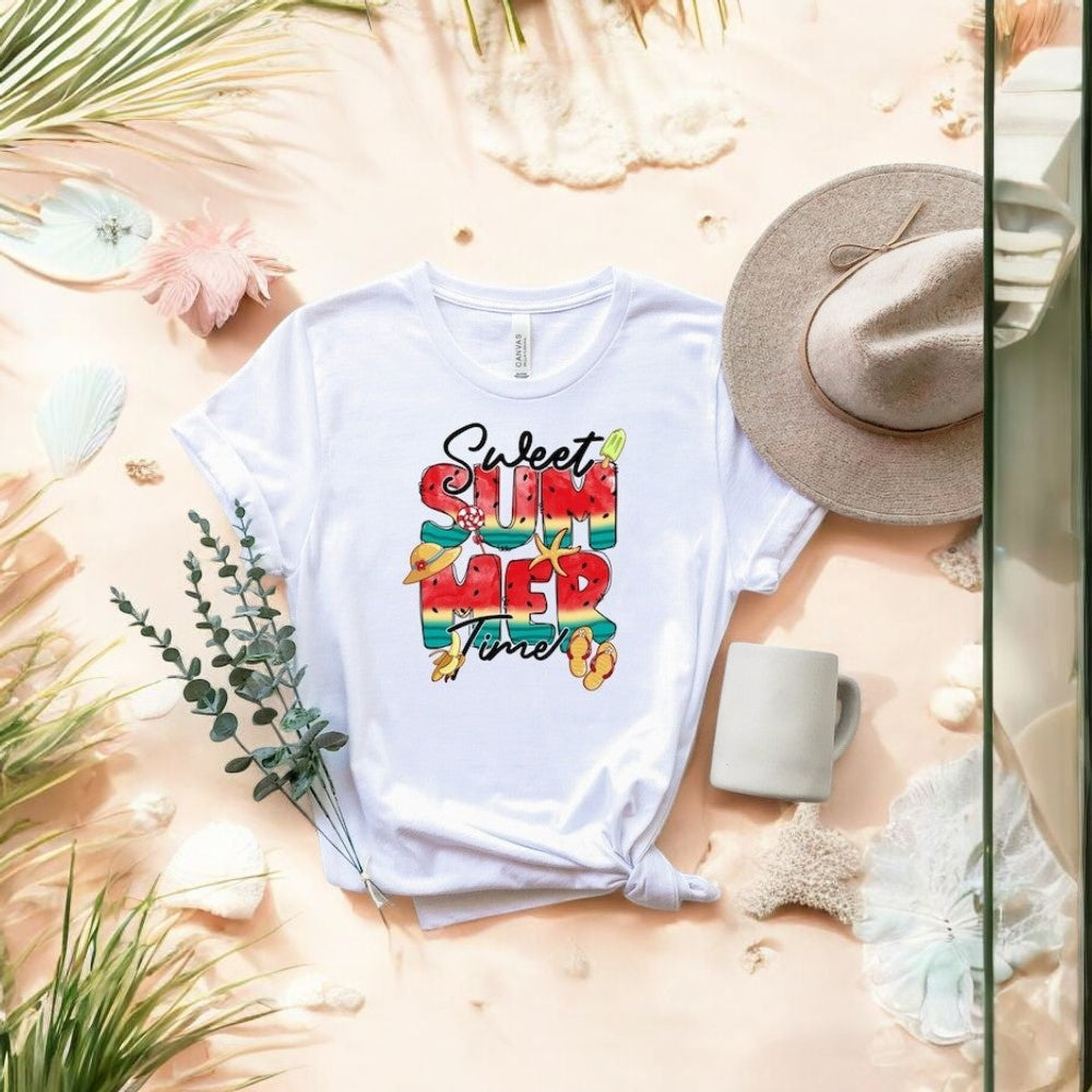 Watermelon Shirt, Summer Vibe Tee 
Sweet Summer T-Shirt